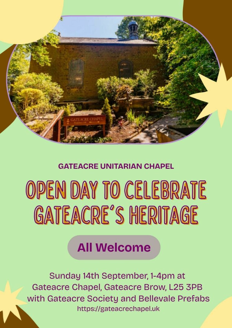 Flyer Open Day to Celebrate Gateacres Heritage 1